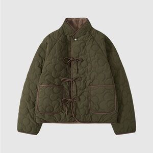 NWOT Sundae School Reversible Flower Quilted Jeogori Fleece M SOLD OUT